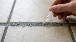 Grout_sealer_waterdrop_test